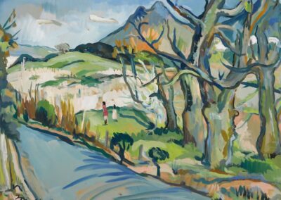 Irma Stern, 'Cape Landscape', 1934, oil on canvas, German Expressionism